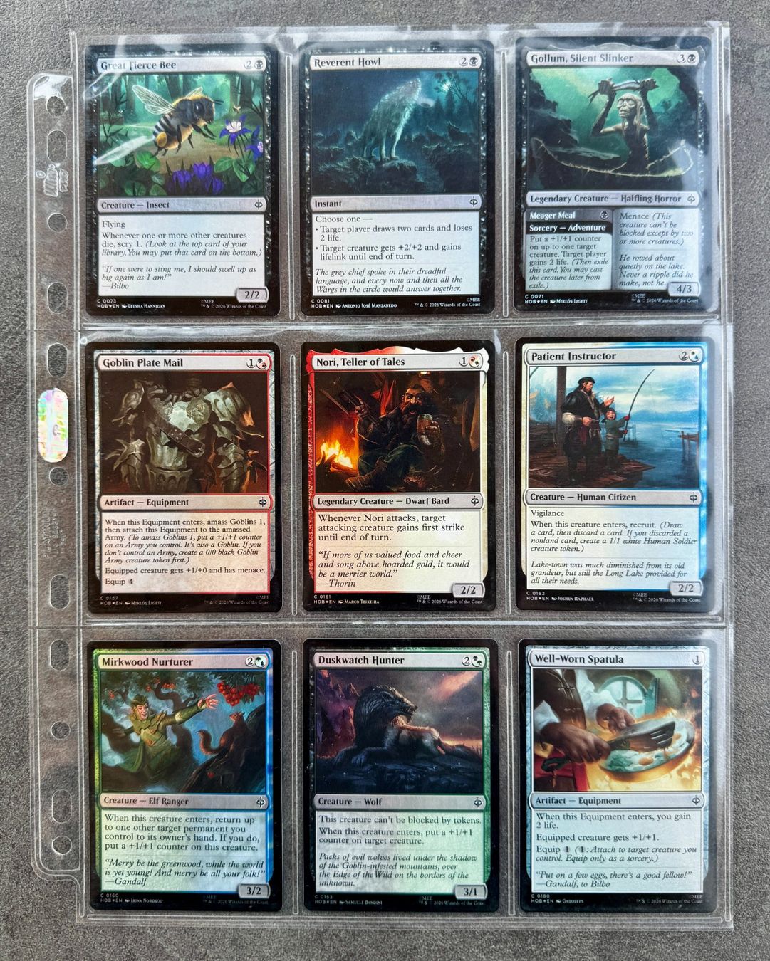 Magic The Gathering Sammelbilder & Trading cards: The Hobbit Foil Commons 63stk. – Neu (gemäss Beschreibung) aus Rechthalten von hosme_be 5