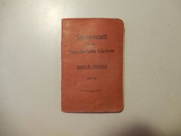 Schiessvorschrift Schweizer Infanterie 1905, Rarität!