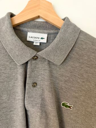 Lacoste Polo grau Grösse 5/L