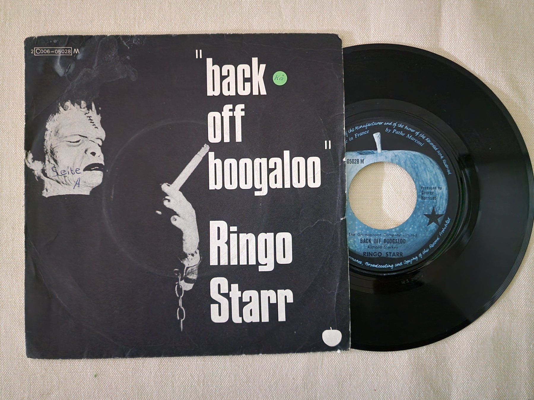 Schallplatten: Ringo Starr Single – Back Off Boogaloo – Gebraucht aus Root von atelier22