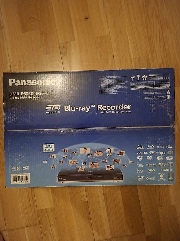 Multimediaplayer & Streamer: Panasonic DMR-BST800EG Black  3D Blu-ray Recorder – Gebraucht aus Bern von Skender98 1
