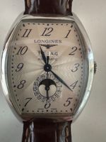 montre bracelet Longine Evidenza phase de lune et quantième