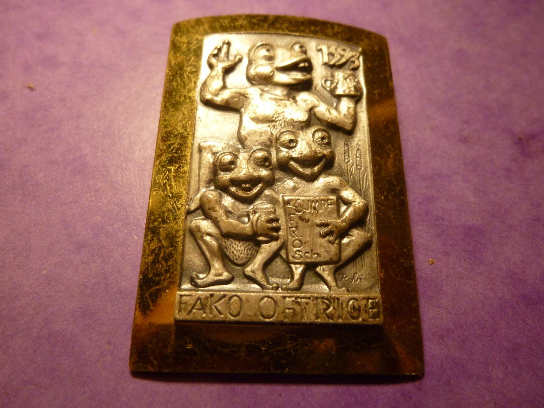 Plaquettes & Badges: OFTRINGEN 1993 GOLD – D'occasion à Ried (Muotathal) par Mandarin02