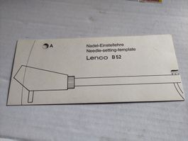 Lenco B52 Nadel-Einstelllehre