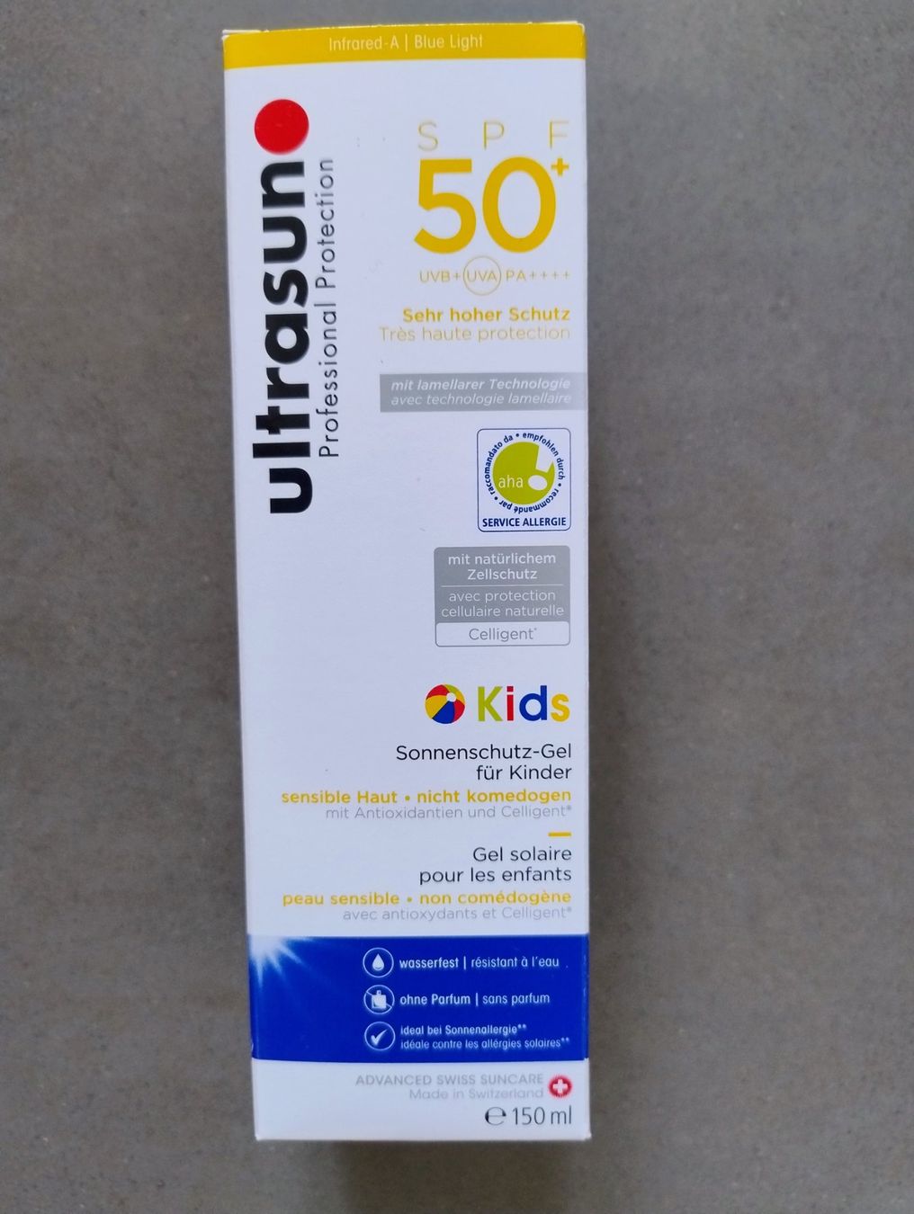 Protezione solare: Sonnencreme "Ultrasun Kids" – Nuovo e nell'imballaggio originale da Rorschacherberg venduto da Archiethe2
