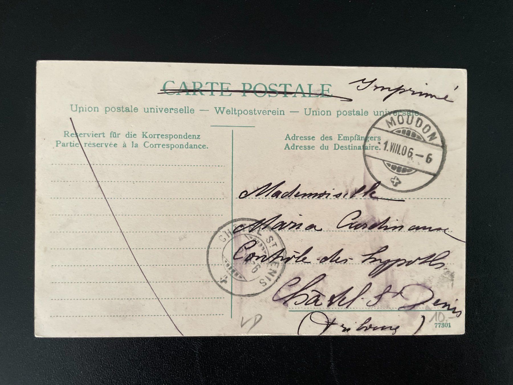 Cartoline postali: AK VD Moudon, Château Billens – Usato da Thal venduto da Danny82 1