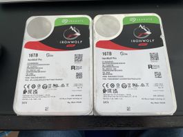 2x 16TB IronWolf Pro Festplatten für nur 1 Stutz🤑😉
