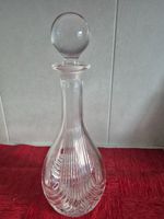 Carafe en cristal vintage avec bouchon C19