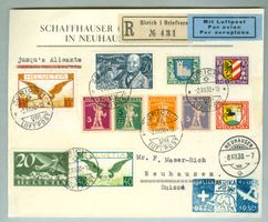 1930 Schweiz Flugpost SF