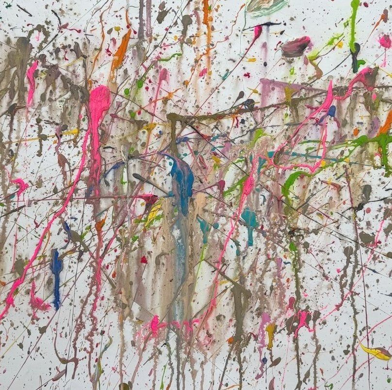 Gemälde: Grossformatiges abstraktes Kunstwerk – Gebraucht aus Dagmersellen von vvinteriorhome 1