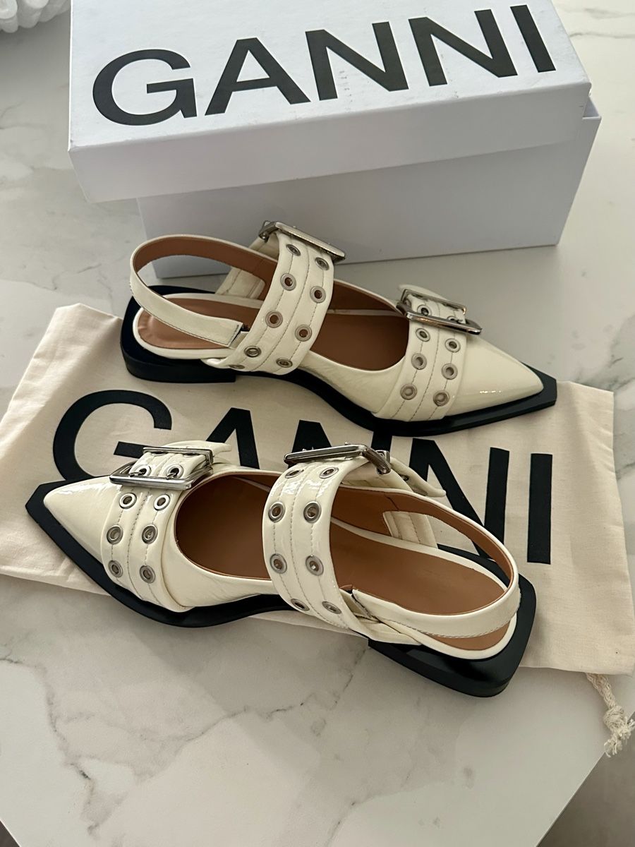 Scarpe da donna: Ballerine slingback GANNI – Nuovo e nell'imballaggio originale da Pregassona venduto da Ssarassin23 3