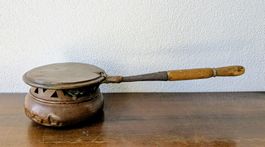 Ein antiker Bettwärmer (schaldaletto)