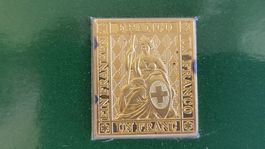 Collection Helvetica 925 Silber vergoldet Briefmarke (LP1)