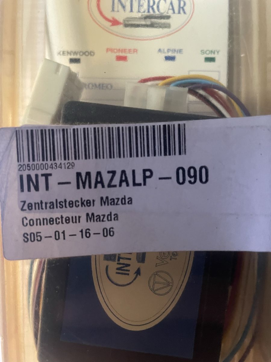 Alpine Radio: Interface autoradio Intercar Mazda -> chargeur CD ALPINE – Nuovo e nell'imballaggio originale da Denges venduto da Ricautomotive 3