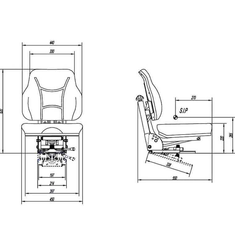 Caricatori: Sitz Neu Traktor/Hoflader – Nuovo e nell'imballaggio originale da Giswil venduto da Hans83 5
