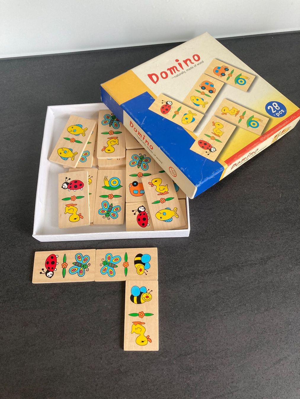 Spiele: Holz Domino, 28 teilig – Neu (gemäss Beschreibung) aus Zollikofen von gamel01 2