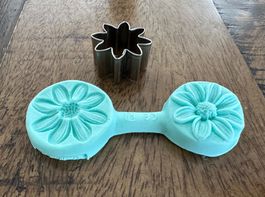 Silikonform Margeriten für Fondant