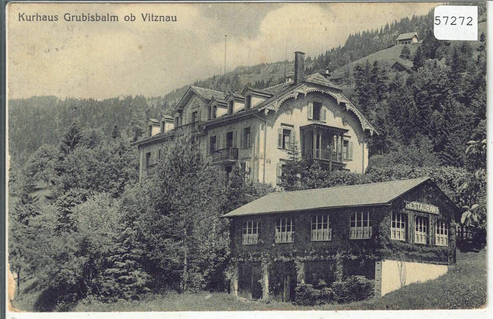 Cartoline postali: Kurhaus Grubisbalm ob Vitznau – Usato da Ettingen venduto da Kartenplanet