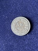 50 Rappen Stück silber 1905, kleine Auflage