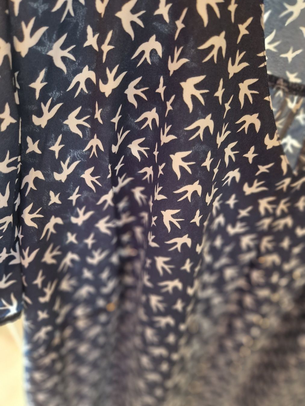Blusen: Bluse Blau mit Weiss – Gebraucht aus Niederbipp von Trude04 2
