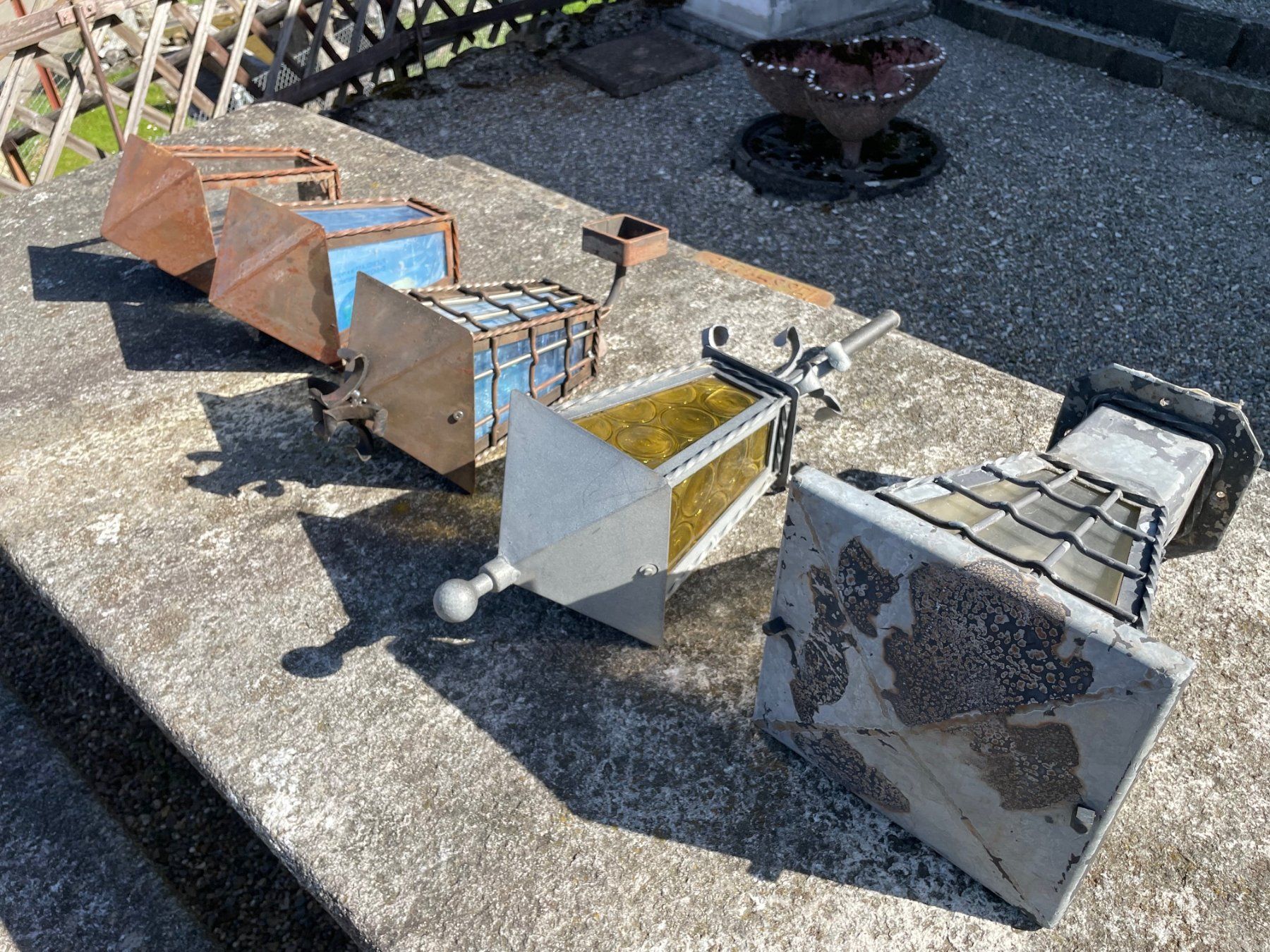 Lampade: Schmiedeeisen-Gartenlampen – Usato da Bünzen venduto da rolfrolf01 4
