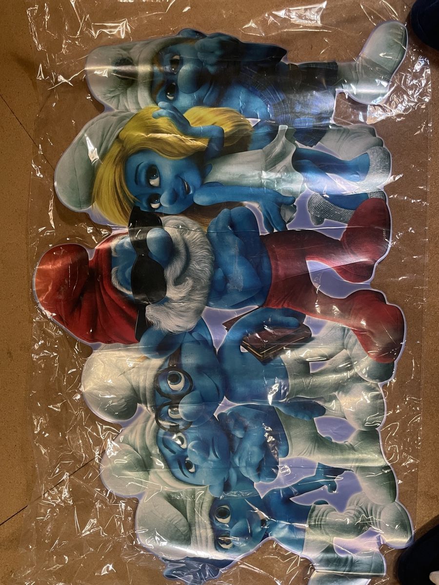 Aufkleber: Schlumpf Riesensticker/Plakat  – Neu und originalverpackt aus Zürich von nie_6ls5