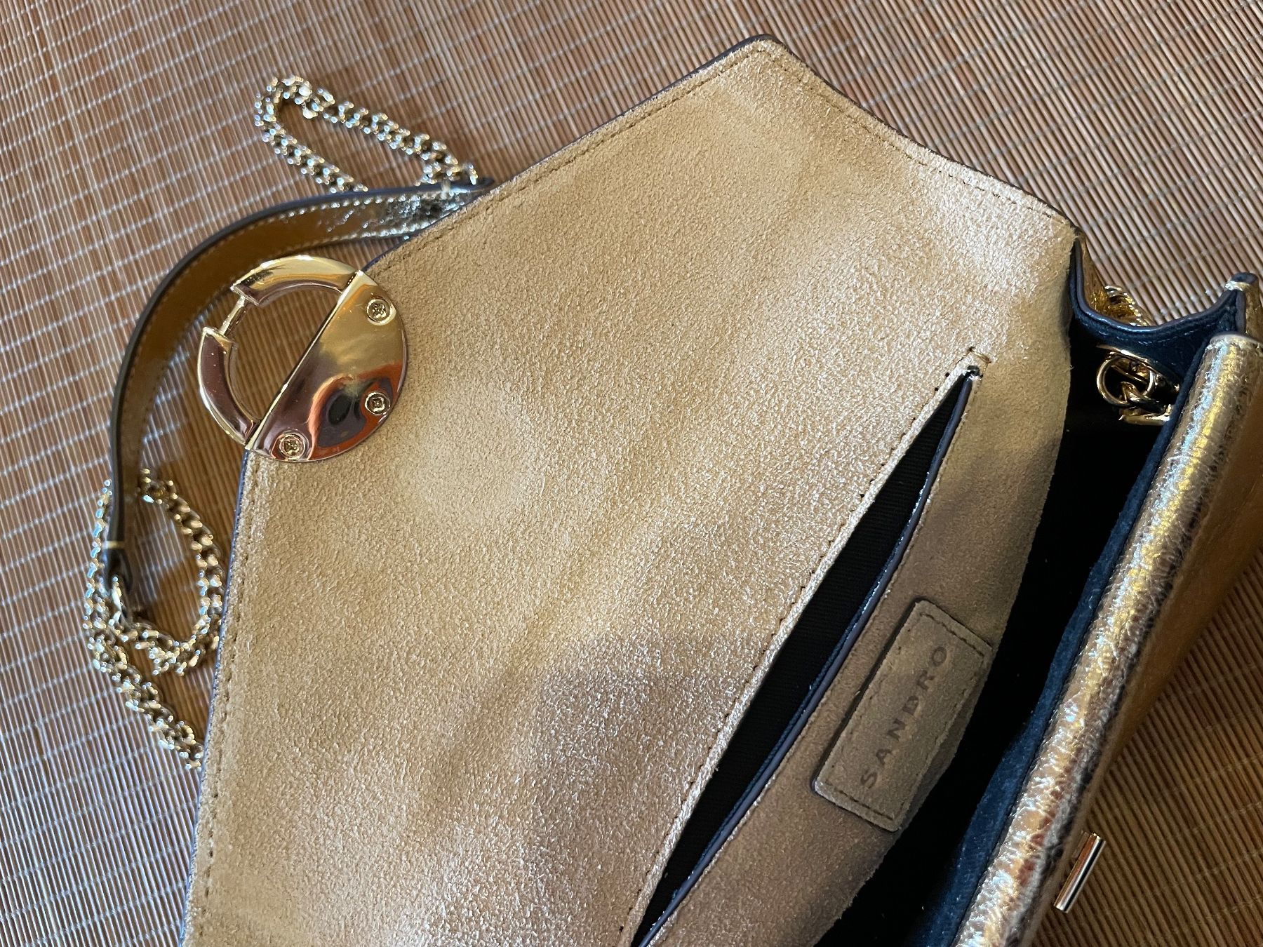 Sandro Borse da donna: SANDRO Clutch / Abendtasche, Gold – Usato da Zürich venduto da Chr_81 6
