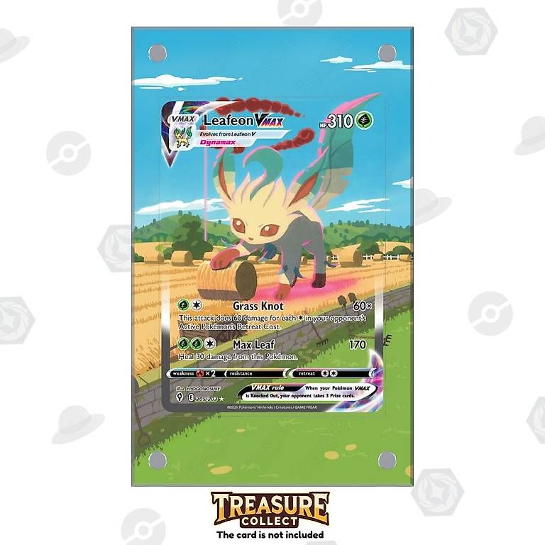 Pokémon Carte collezionabili: Leafeon VMAX 205/203 - Pokémon Extended Artwork Display Case – Nuovo e nell'imballaggio originale da Canobbio venduto da TreasureCollect