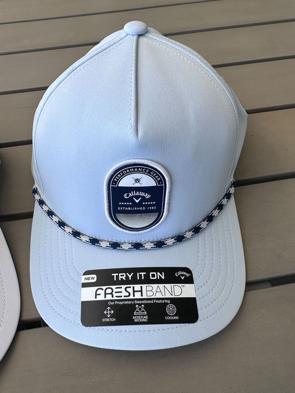 Copricapi, berretti & cappellini: 2 Stück Callaway Golfcaps - Neu - Hellblau & Weiss – Nuovo e nell'imballaggio originale da recherswil venduto da Leuenberger_Lohn 1