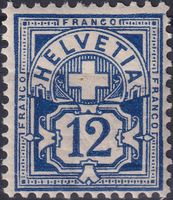 1906: Ziffermuster: Nr.84 ** postfrisch, Kat: 30.-