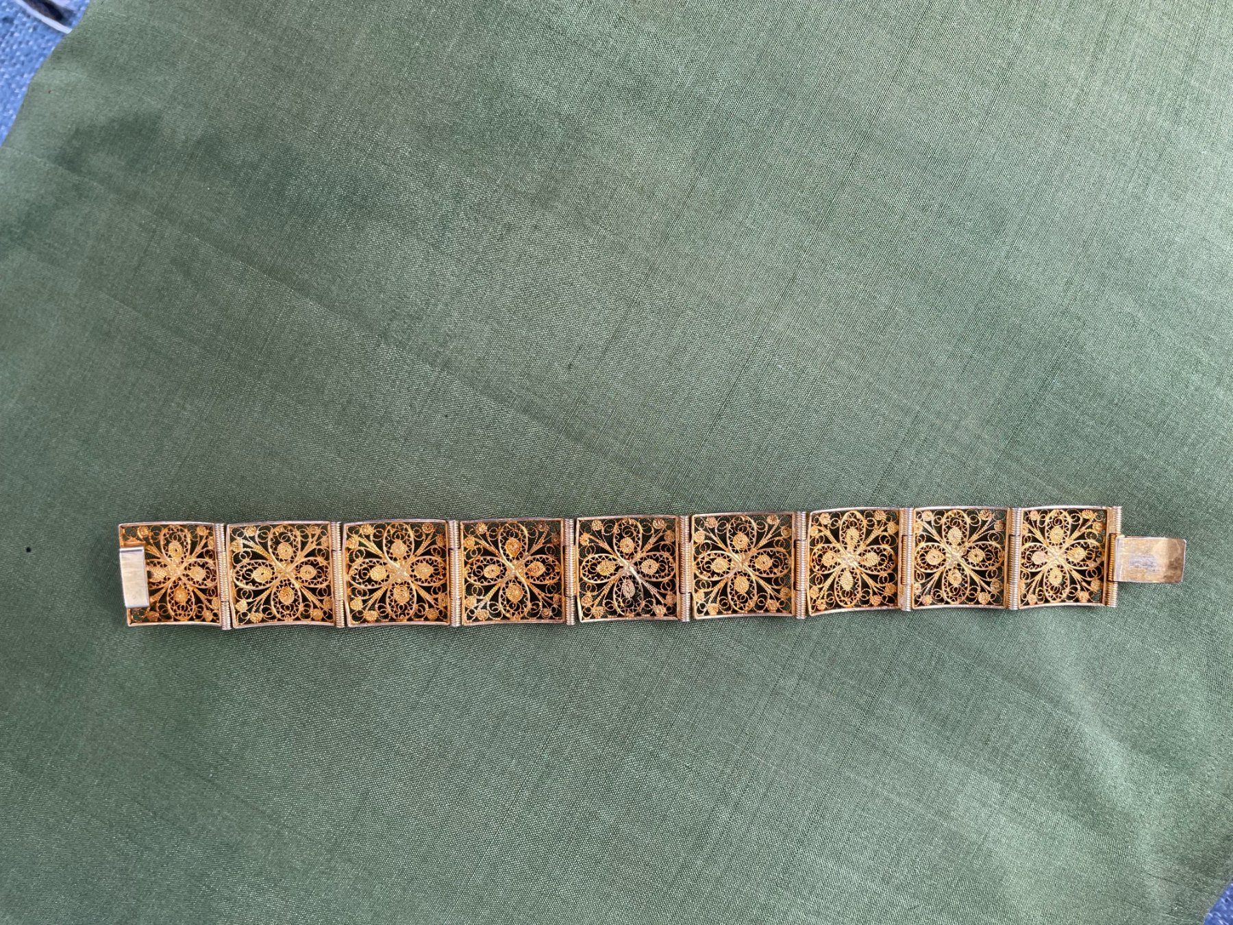 Bracciali & Braccialetti: Antikes Armband 800er Silber ca.1920 – Usato da Basel venduto da cielHiro 2