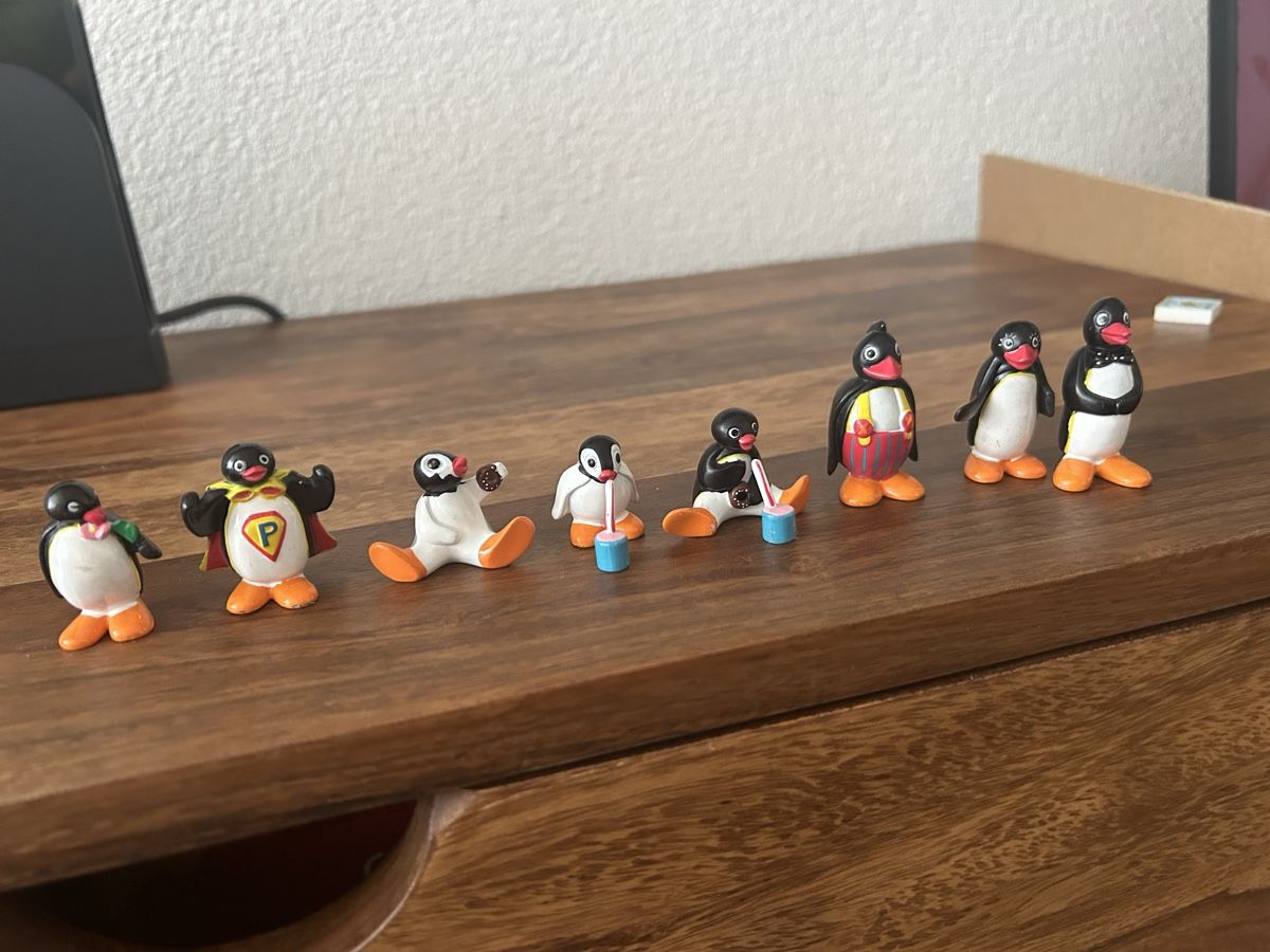 Statuette: Pingu Figuren 8 STK Vintage, rare!! – Usato da Zürich venduto da JasminNebl