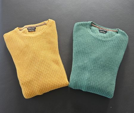 Massimo Dutti Kaschmir Baumwolle Herrenpulover Grösse L