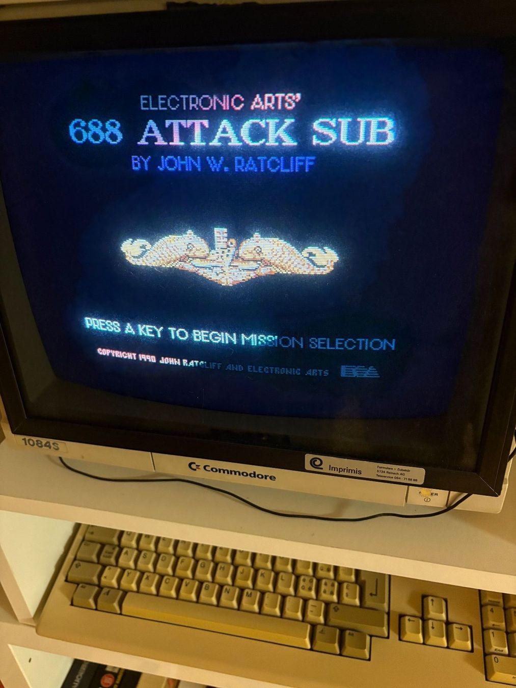 Giochi: Amiga Spiel: 688 Attack Sub – Usato da Niederhasli venduto da Manuf0 3