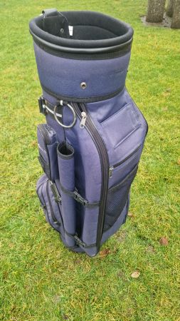 Golf Tasche, Silverline, inkl. Abdeckkappe und Tragriemen