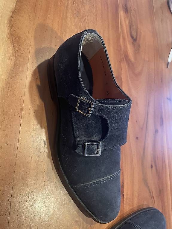 Scarpe da uomo: Santoni Schuhe dunkelblau  – Usato da Zürich venduto da davidedesole 1