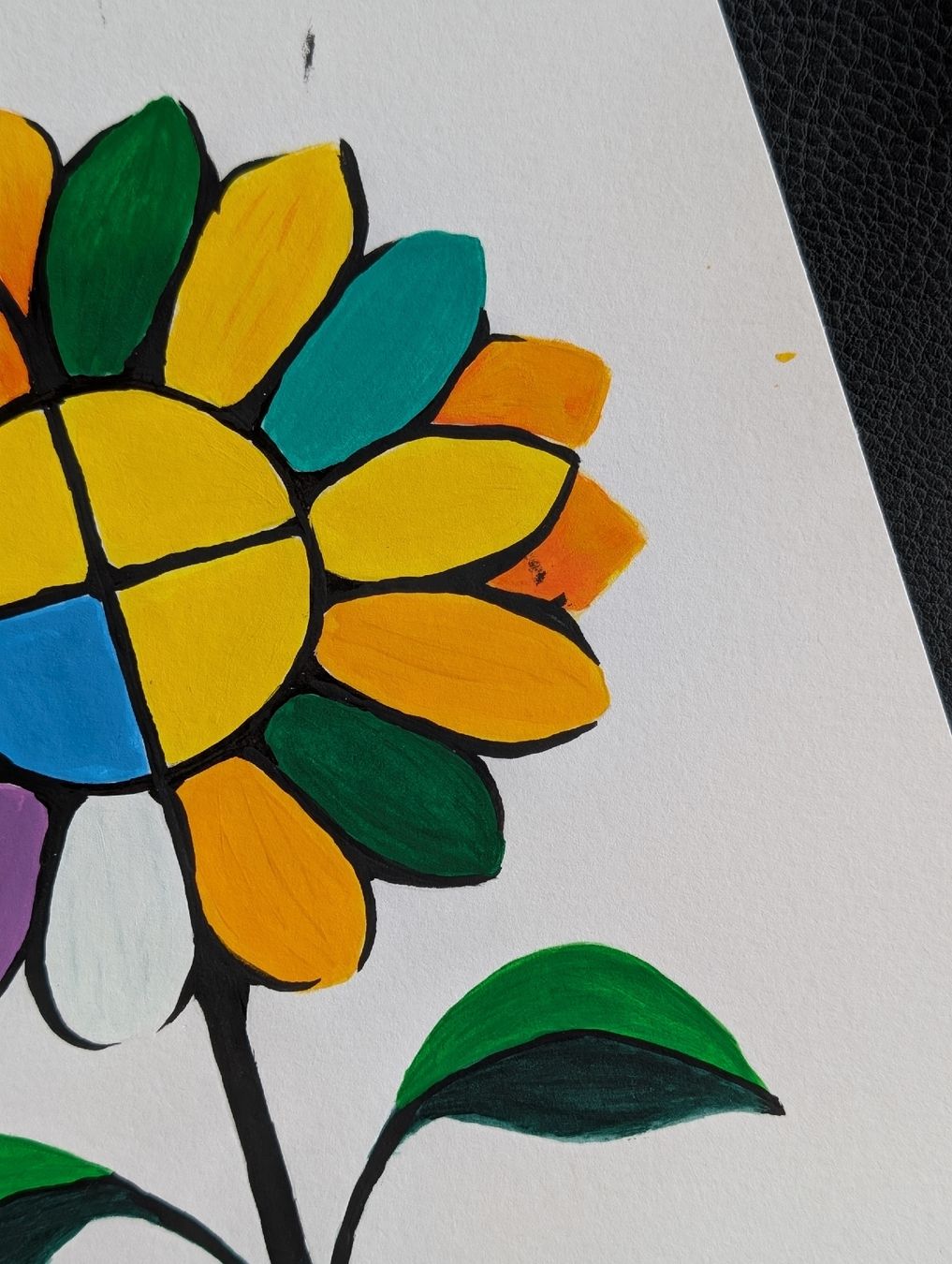Dipinti: Original Gemälde Moderne Sonnenblume – Nuovo e nell'imballaggio originale da Winterthur venduto da LaVieColor 8