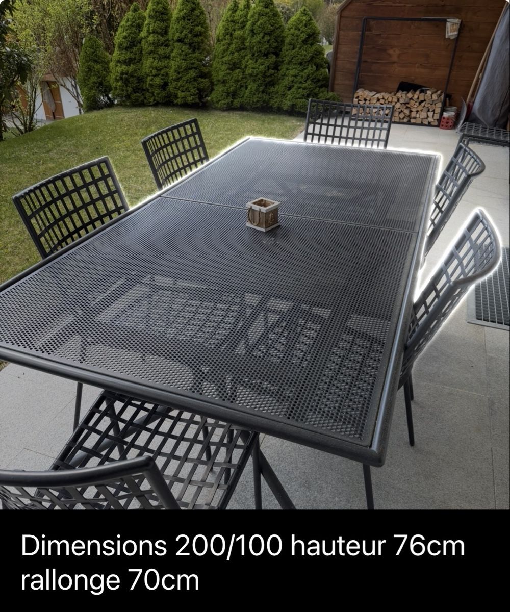 Set di tavolo e panche: Set table et chaises extérieur – Usato da Pully venduto da mberdoz