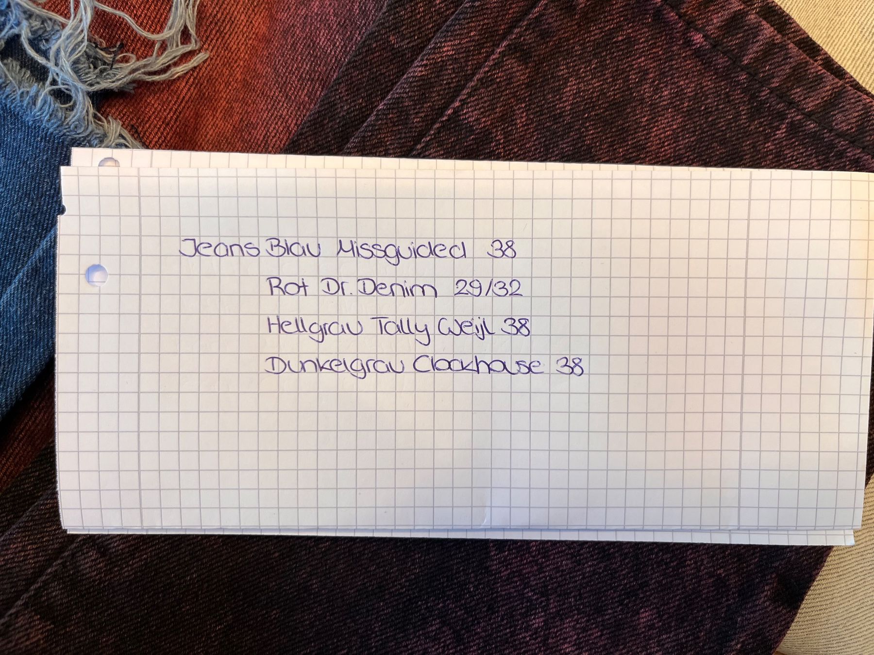 Jeans: Lockere Jeans Grösse 38 – Usato da Biel/Bienne venduto da Lalala333 3