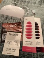 Maniko UV Gel Set mit Lampe und Strips