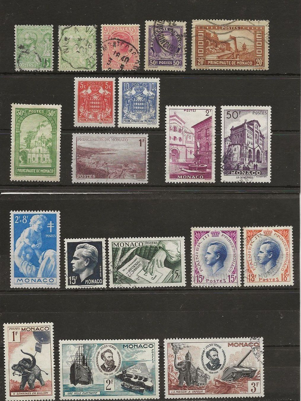 Tutti i francobolli: Monaco Lot 1902 1959 – Usato da Sion venduto da PierreP01