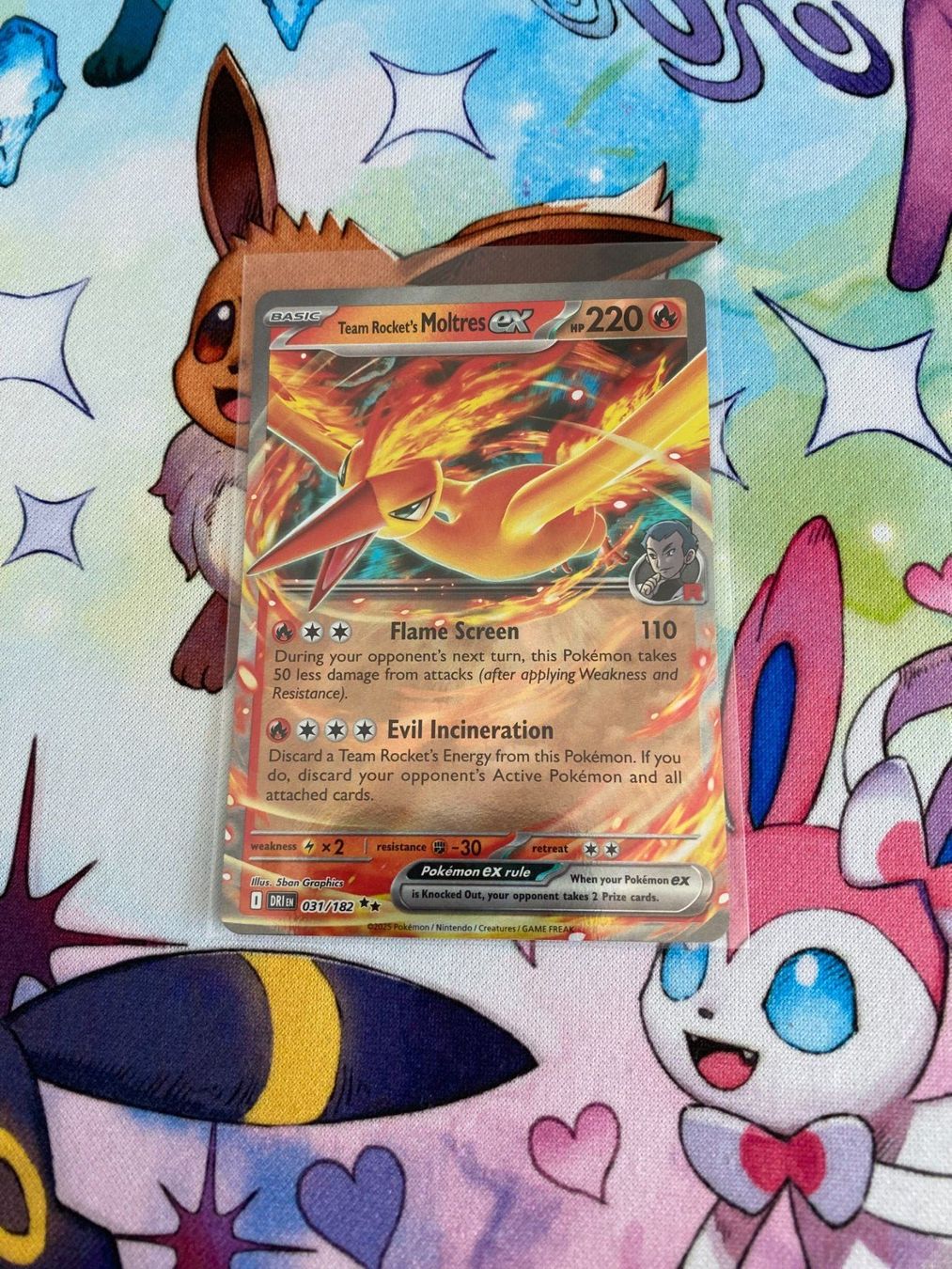 Pokémon Carte collezionabili: Pokemon Team Rockets Moltres ex 031/182 DRI – Usato da Grindelwald venduto da TSG-G-Town