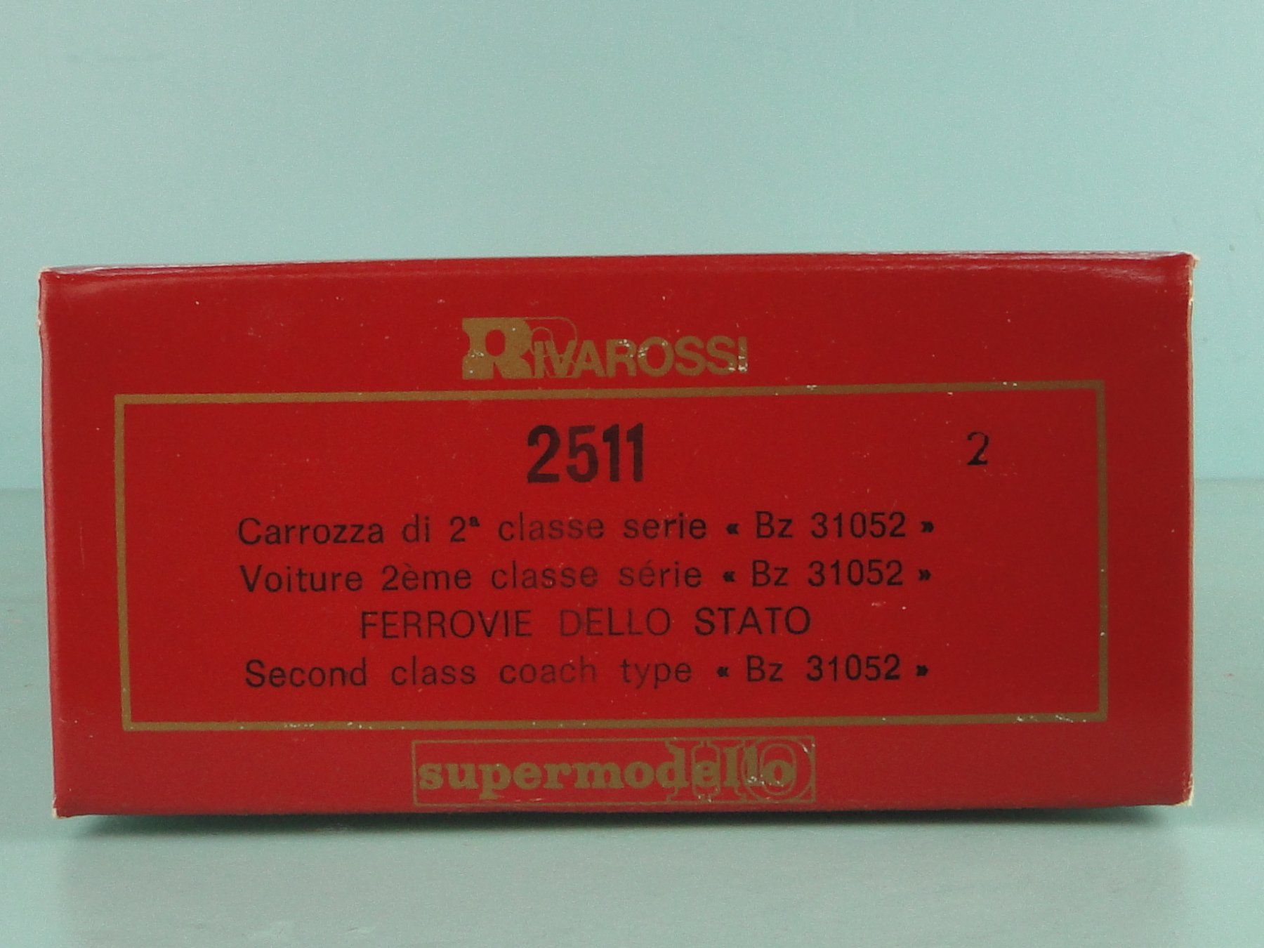 Rivarossi Modellini di ferrovie: Rivarossi H0 2511 FS Carrozza 2 Kl. – Usato da Bülach venduto da cann11 8