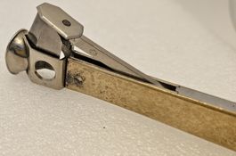Vintage Zigarrenschneider CTS Solingen, Edelstahl Messing