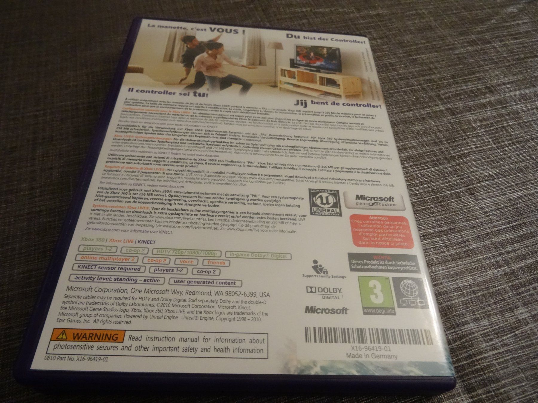Microsoft Giochi: Kinect Adventures! - Xbox 360 – Usato da Olten venduto da Disc-Ausverkauf 2