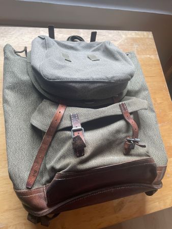 Schweizer Armeerucksack Salz und Pfeffer gebraucht