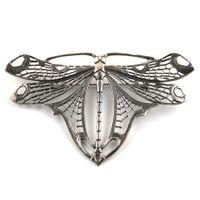 Silber Brosche 925 Libelle