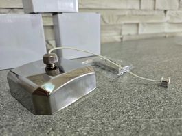 5 x Flexible Wäscheleine 2,5 m ausziehbar Edelstahl eckig