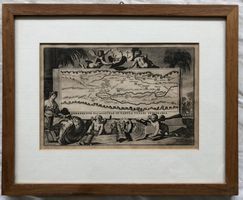 Original-Kupferstich - Palästina - 1714 - Adriaan Reland