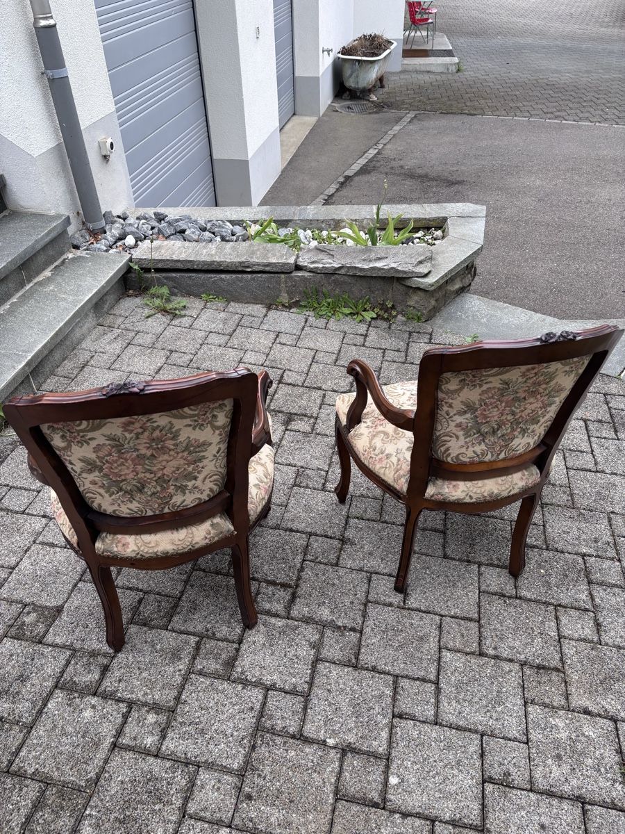 Poltrone: 2 Antike Sesselstühle – Usato da Wetzikon ZH venduto da Repsol-1994